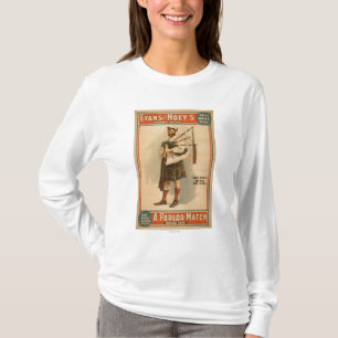 Ein Salon Match "Old Hoss" Schottischer Bagpiper T-Shirt