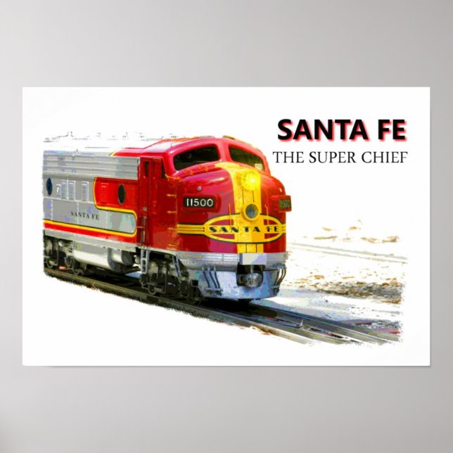Ein Santa Fe Poster (Vorne)
