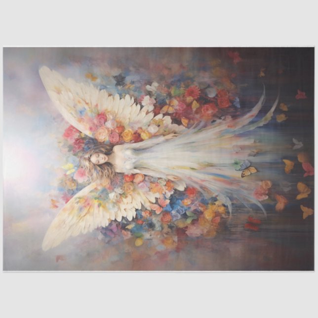 Ein schäbiger Angel Seidenpapier (Vorderseite)