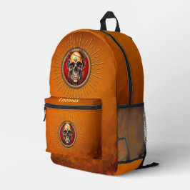 Ein Schädel Bedruckter Rucksack