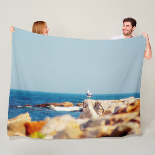 Ein Schädelposten Fleecedecke