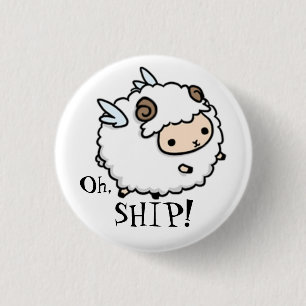 Ein Schaf der Luft…. ein Luftschaf? Oh, Schiff! Button