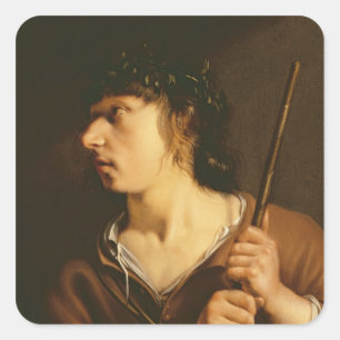 Ein Schäfer, 1635 Quadratischer Aufkleber