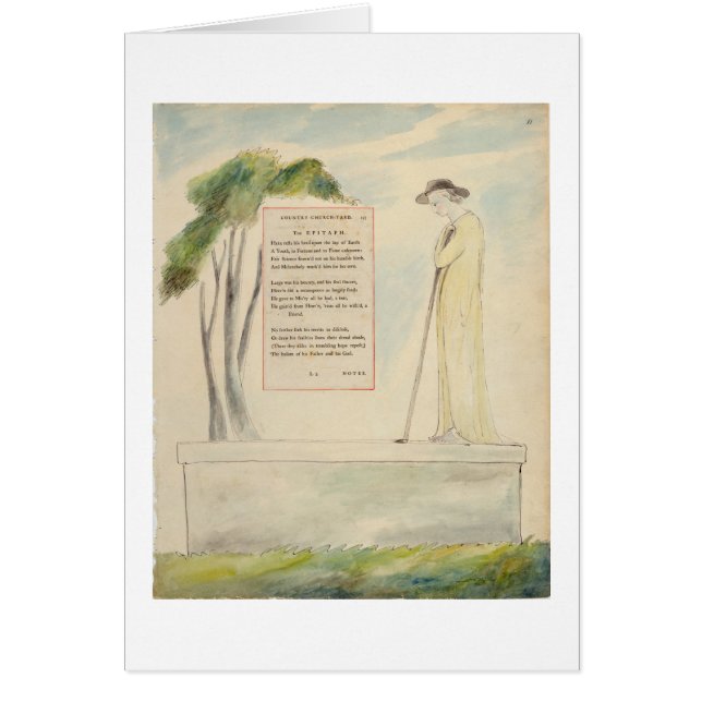 Ein Schäfer, der den Epitaphen, von der Elegie (Vorne)