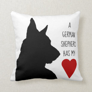 "Ein Schäferhund Kissen hat meines Herzens"