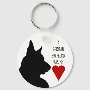 "Ein Schäferhund Schlüsselanhänger hat meines