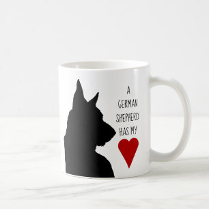 "Ein Schäferhund Tasse hat meines Herzens"