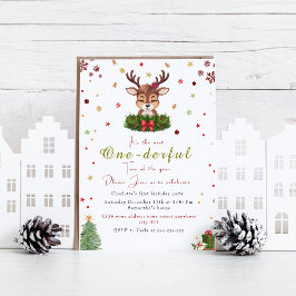 Ein schändlicher Weihnachtsrentier zum Geburtstag Einladung