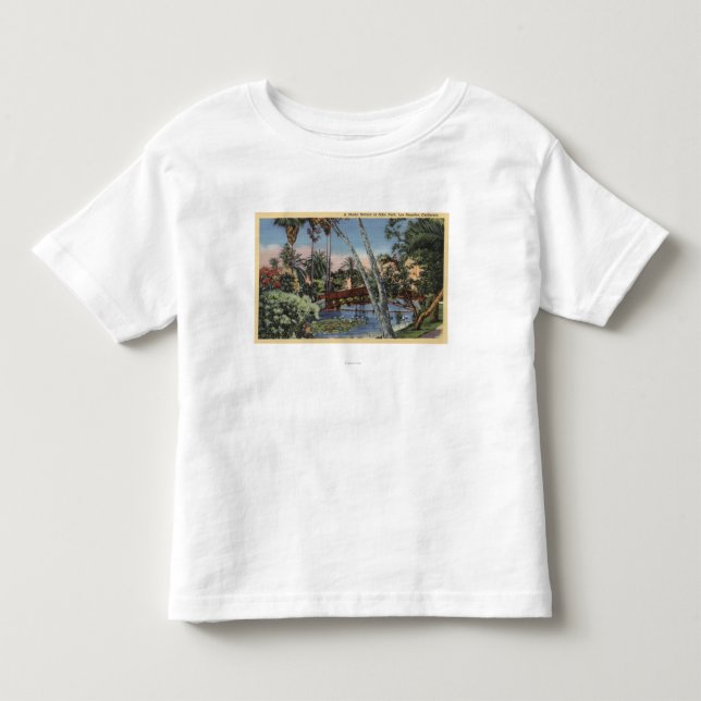 Ein schattiger Rückzug im Echo-Park Kleinkind T-shirt (Vorderseite)
