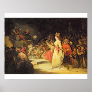 Ein Schauspielerin vor der Inquisition (sehen Sie Poster