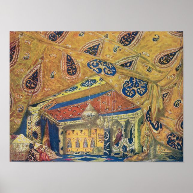 Ein Scheherazade-Salon Poster (Vorne)