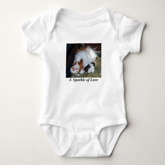Ein Schein der Liebe - Meerschweinchen Baby Strampler (Vorderseite)