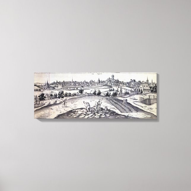 Ein Schieferbruch in Angers, 1561 Leinwanddruck (Vorderseite)