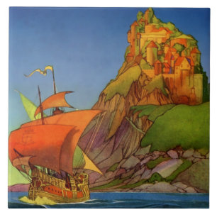 „Ein Schiff erschien“ Piratenkunst von Frank Godwi Fliese