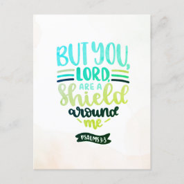 Ein Schild um mich Postkarte