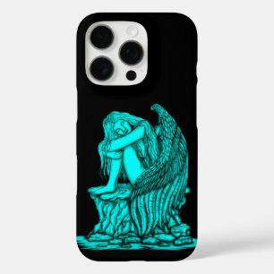 Ein schlafender Engel auf dem Stein iPhone 16 Pro Hülle