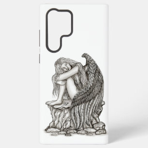 Ein schlafender Engel auf dem Stein Samsung Galaxy Hülle