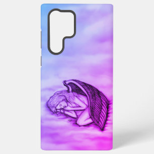 Ein schlafender Engel auf den Himmelswolken Samsung Galaxy Hülle