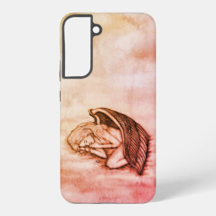 Ein schlafender Engel auf den Himmelswolken Samsung Galaxy Hülle