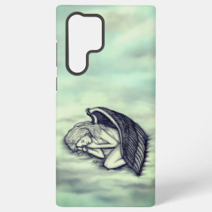 Ein schlafender Engel auf den Himmelswolken Samsung Galaxy Hülle
