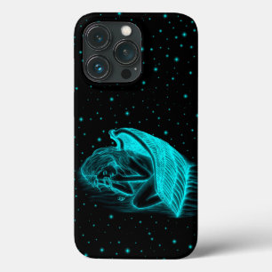 Ein schlafender Engel in Schwarz und Grün Case-Mate iPhone Hülle