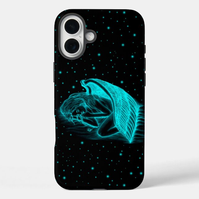 Ein schlafender Engel iPhone 16 Plus Hülle (Rückseite)