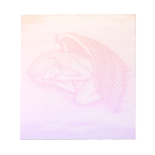 Ein schlafender Engel Notizblock (Vorderseite)