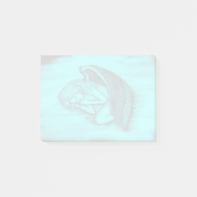 Ein schlafender Engel Post-it Klebezettel (Vorderseite)
