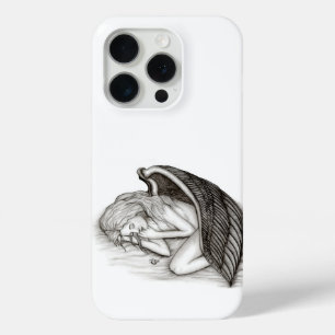 Ein schlafender Engel , schwarz-weiß Design Case-Mate iPhone Hülle
