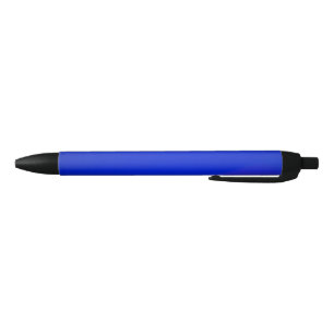 Ein schlanker blauer Stift mit schwarzer Spitze un