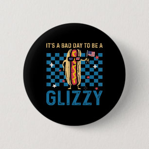 Ein schlechter Tag, um ein glanzvoller 4. Juli US- Button