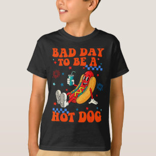 Ein schlechter Tag, um ein Hot Dog zu sein, lustig T-Shirt