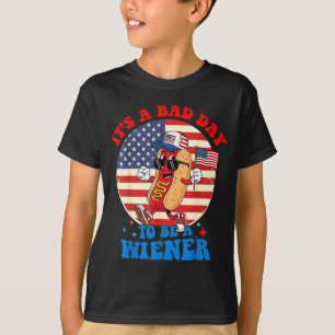 Ein schlechter Tag, um ein Wiener Würstchen zu sei T-Shirt