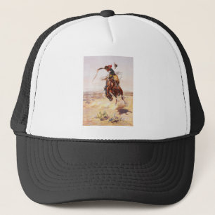 Ein schlechtes Hoss durch Charles Marion Russell Truckerkappe