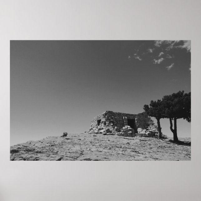 "Ein Schloss auf Sandia" Poster (Vorne)