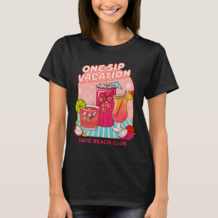 Ein Schluck Urlaubsschluck Strandclub T-Shirt