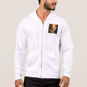 Ein schmaler Weg zwischen dicken Hecken und Kissen Hoodie