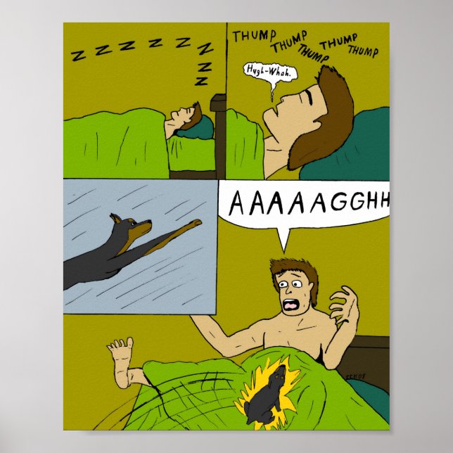 Ein schmerzhafter weck poster (Vorne)