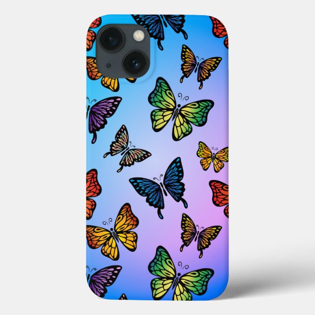 Ein Schmetterling Case-Mate iPhone Hülle (Rückseite)