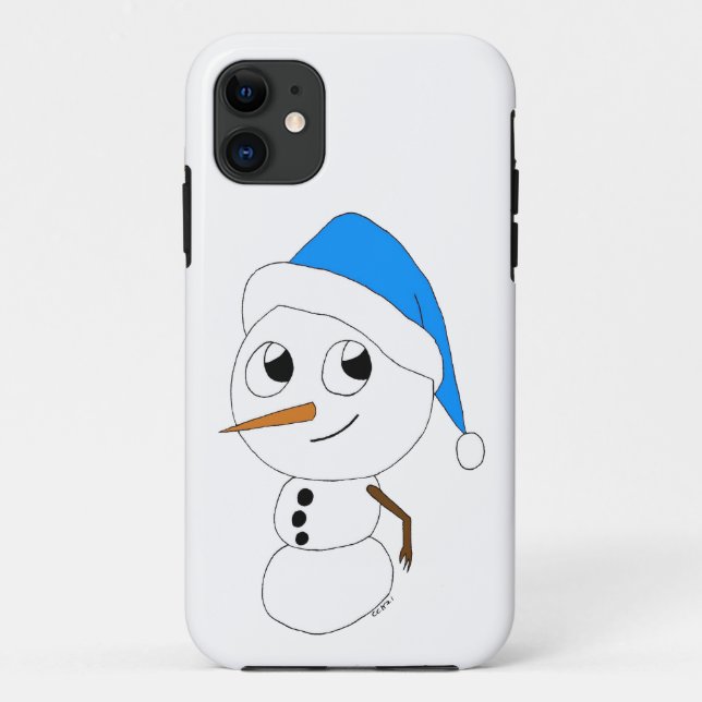 ein Schneemann Case-Mate iPhone Hülle (Rückseite)