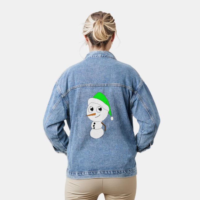 ein Schneemann Jeansjacke (Modell)