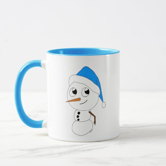 ein Schneemann Tasse (Links)