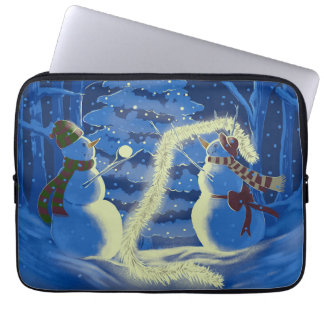 Ein Schneemann-Weihnachten Laptopschutzhülle