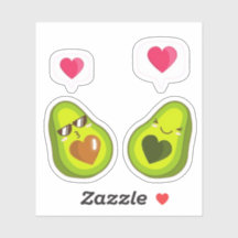 EIN SCHNELLER AVOCADO-STICKER