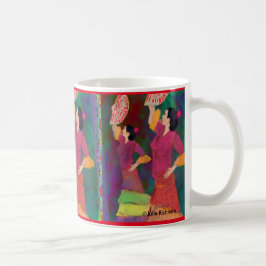 Ein schöner Flamenco Kaffeetasse