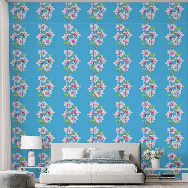 Ein schöner Frühling auf einem Tapete (Schlafzimmer)