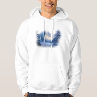 Ein schöner GebirgsschneeHoodie Hoodie