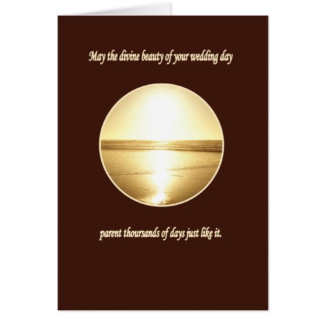 Ein schöner Hochzeits-Wunsch (Vorne)