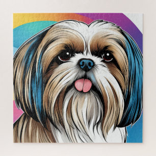 Ein schöner, lustiger Shih Tzu