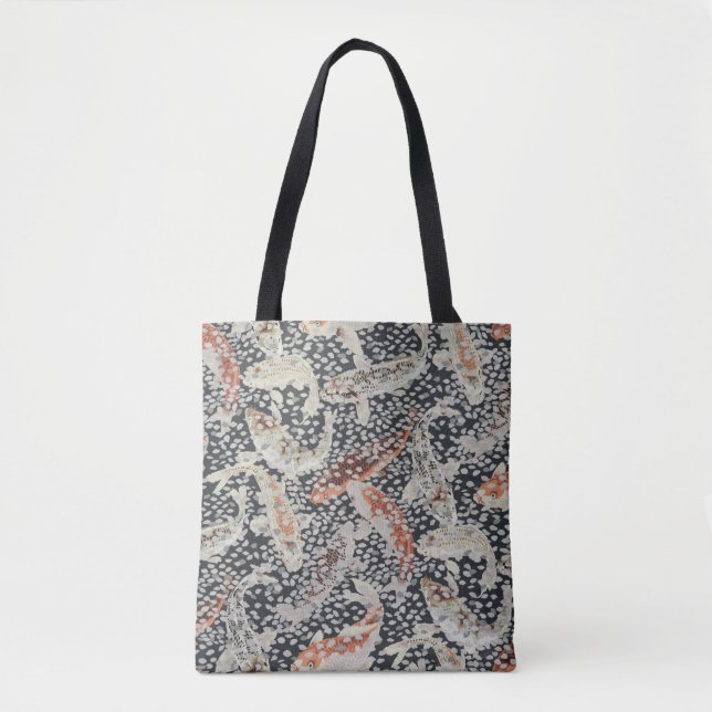 Ein schöner Philip Jacobs Fabric Carp und Petals B Tasche (Vorderseite)